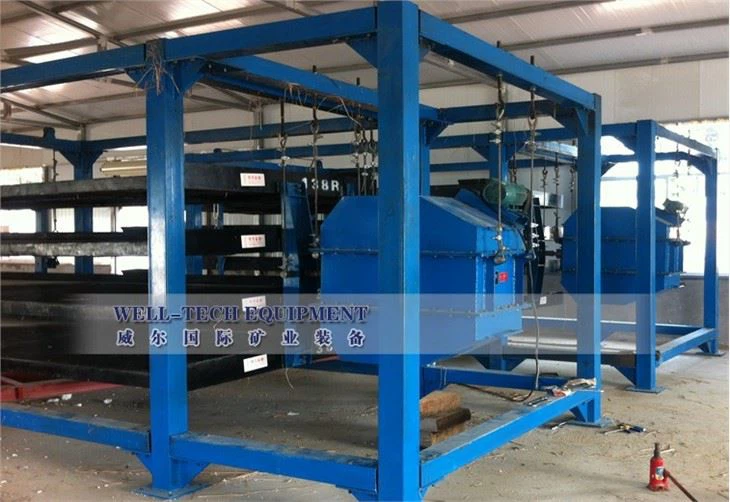 4layer shaking table gold plant in Russia