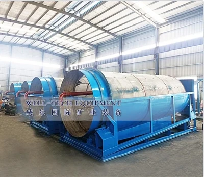 Layar trommel stainless steel untuk mencuci tanaman silika dijual panas ke in...
